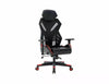 Scaun de birou tapitat cu piele ecologica, Revolt Negru, l67xA51xH120 cm