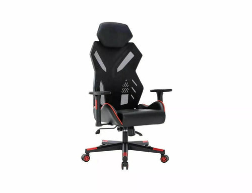 Scaun de birou tapitat cu piele ecologica, Revolt Negru, l67xA51xH120 cm