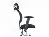 Scaun de birou tapitat cu stofa, Q-118R Gri / Argintiu, l60xA44xH115 cm (1)