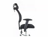 Scaun de birou tapitat cu stofa, Q-118R Gri / Argintiu, l60xA44xH115 cm (2)