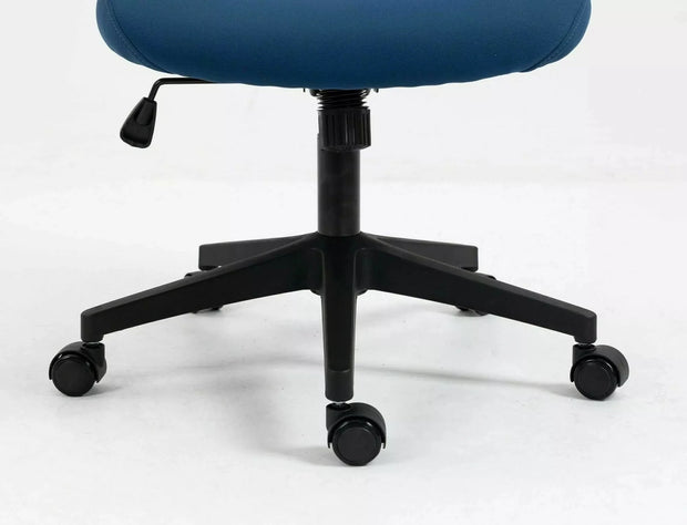 Scaun de birou tapitat cu stofa, Q-333 Albastru / Gri / Negru, l65xA47xH100 cm (2)