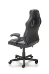 Halmar Scaun gaming tapitat cu piele ecologica, Berkant Gri / Negru, l62xA63xH108-117 cm