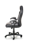Halmar Scaun gaming tapitat cu piele ecologica, Berkant Gri / Negru, l62xA63xH108-117 cm
