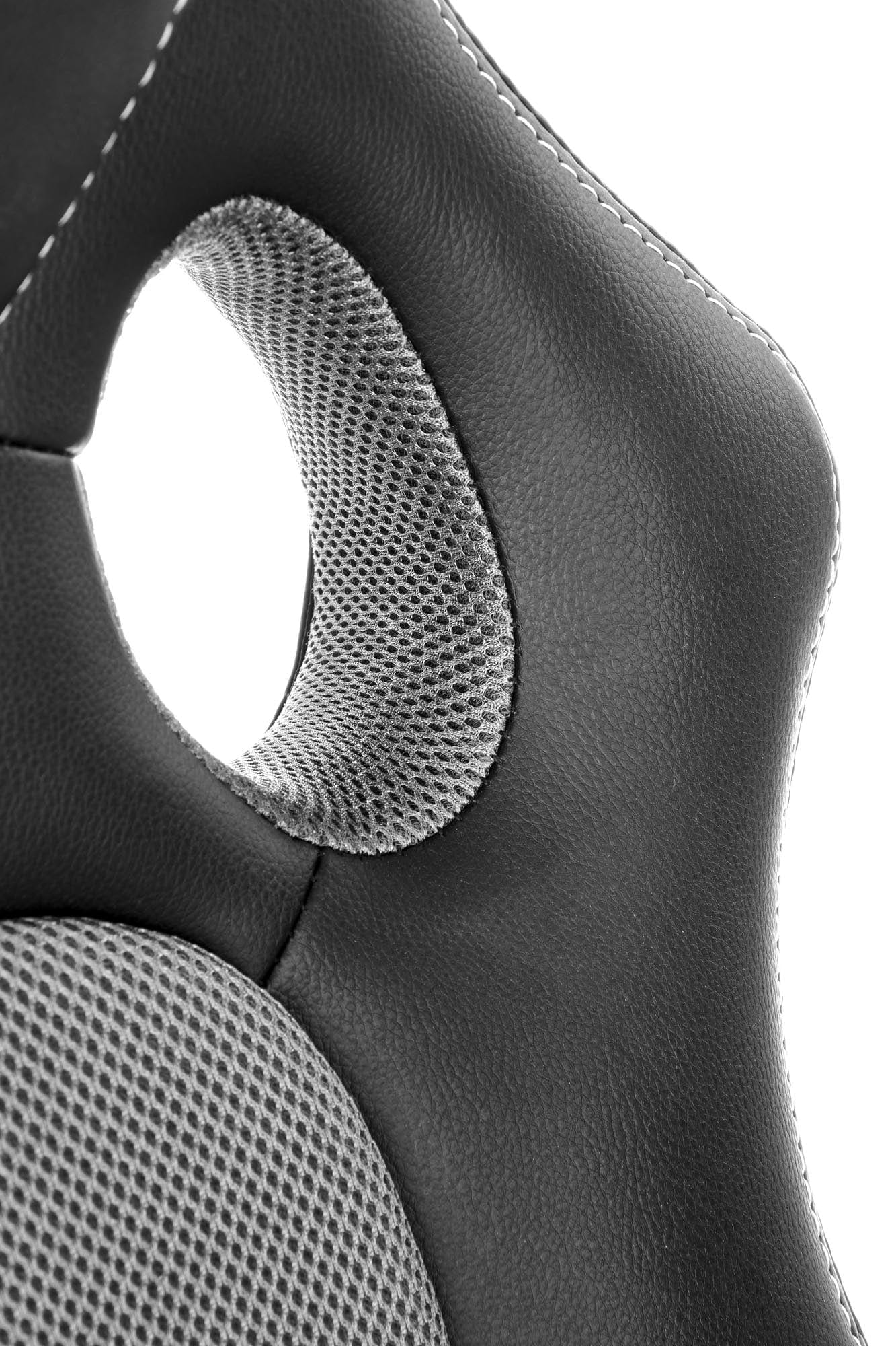 Halmar Scaun gaming tapitat cu piele ecologica, Berkant Gri / Negru, l62xA63xH108-117 cm