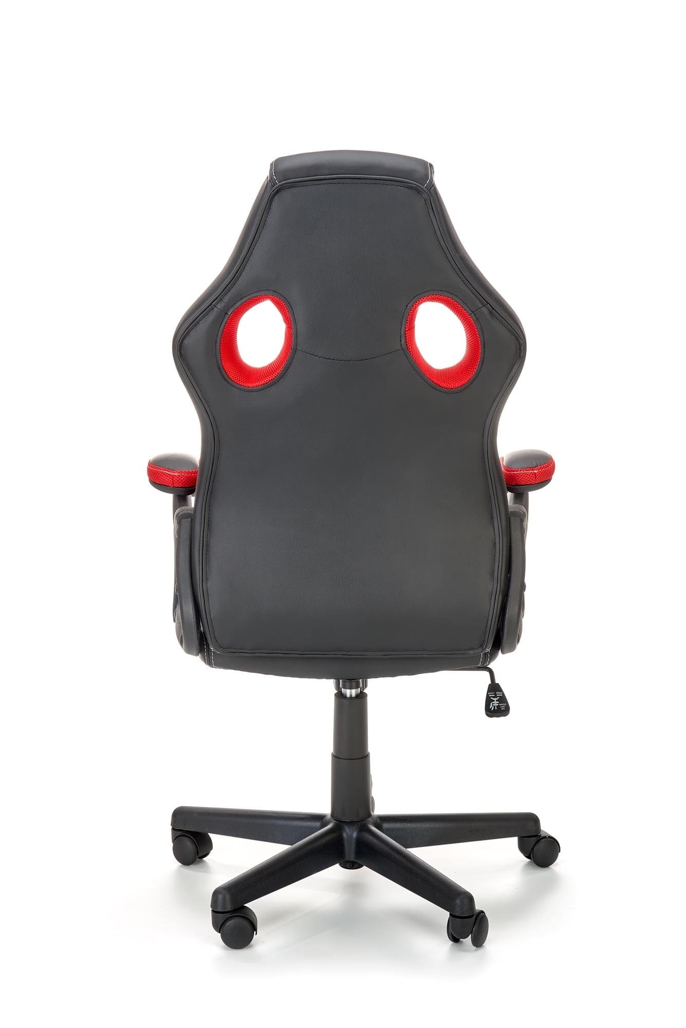 Halmar Scaun gaming tapitat cu piele ecologica, Berkant Rosu / Negru,  l62xA63xH108-117 cm