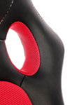 Halmar Scaun gaming tapitat cu piele ecologica, Berkant Rosu / Negru,  l62xA63xH108-117 cm