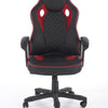 Halmar Scaun gaming, tapitat cu piele ecologica Sanne Negru / Rosu, l64xA70xH110-118 cm