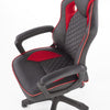 Scaun gaming, tapitat cu piele ecologica Sanne Negru / Rosu, l64xA70xH110-118 cm (5)