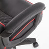 Halmar Scaun gaming, tapitat cu piele ecologica Sanne Negru / Rosu, l64xA70xH110-118 cm
