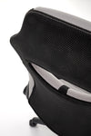 Scaun gaming tapitat cu stofa, Bloom Gri / Negru, l65xA60xH110-120 cm (4)