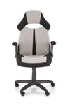Scaun gaming tapitat cu stofa, Bloom Gri / Negru, l65xA60xH110-120 cm (6)
