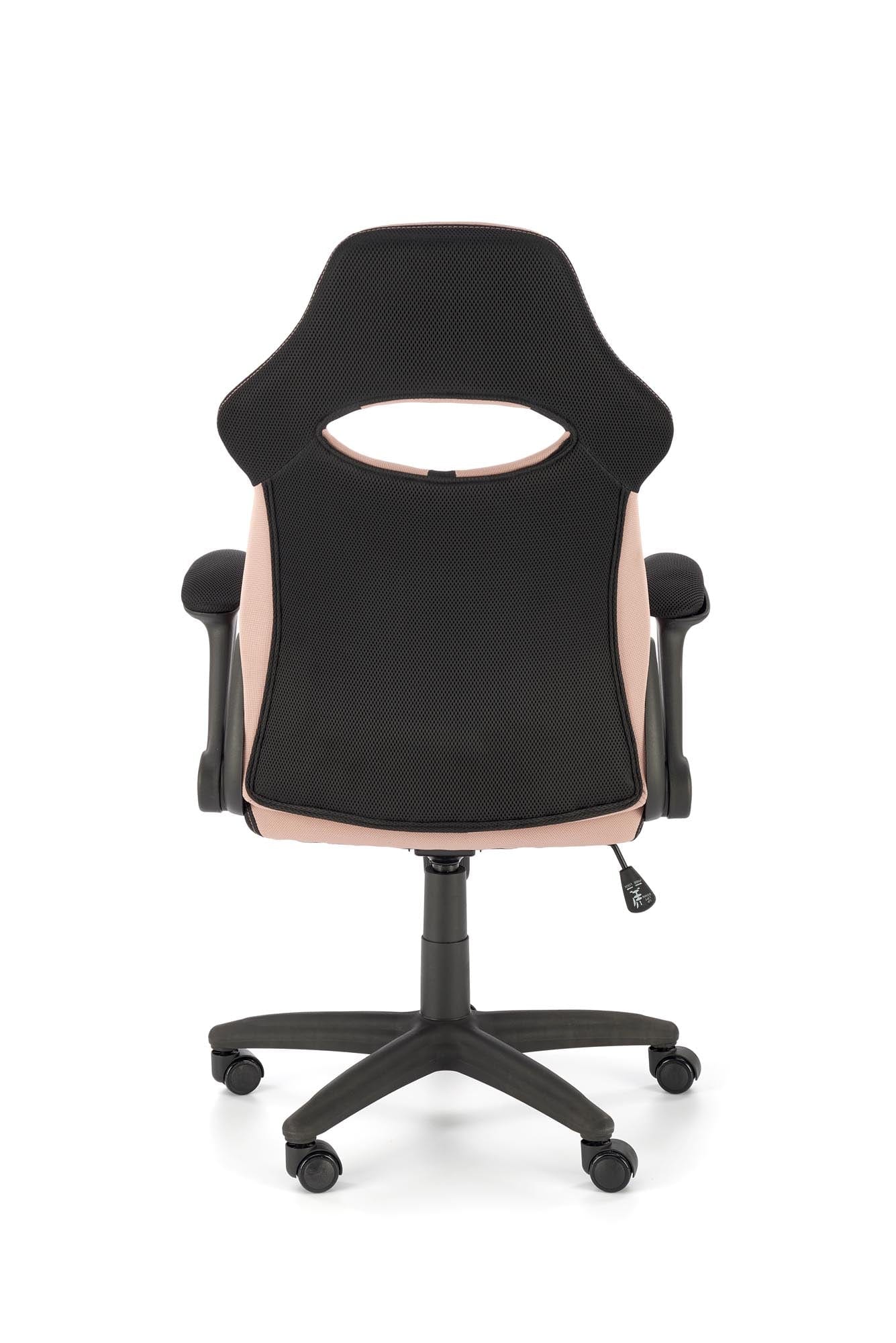 Scaun gaming tapitat cu stofa, Bloom Roz / Negru, l65xA60xH110-120 cm (2)