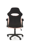 Scaun gaming tapitat cu stofa, Bloom Roz / Negru, l65xA60xH110-120 cm (2)