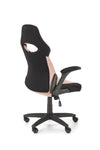 Scaun gaming tapitat cu stofa, Bloom Roz / Negru, l65xA60xH110-120 cm (4)