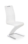Halmar Scaun tapitat cu piele ecologica, Kai-188 Alb, l46xA63xH101 cm