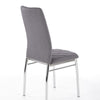 Halmar Scaun tapitat cu stofa, cu picioare metalice Kai-309 Gri deschis / Crom, l43xA57xH97 cm