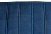 Halmar Scaun tapitat cu stofa si picioare din lemn, Dillan II Velvet Bleumarin / Negru, l47xA59xH99 cm