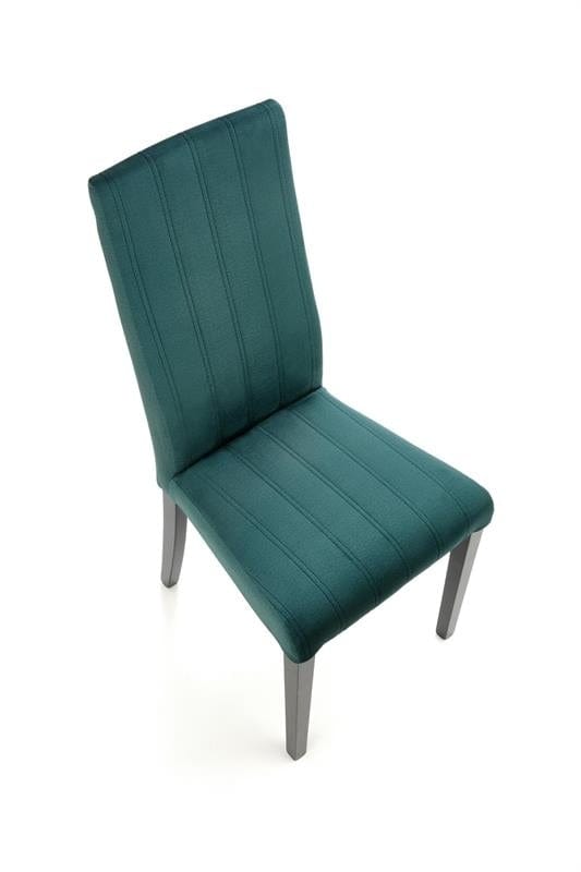 Halmar Scaun tapitat cu stofa si picioare din lemn, Dillan II Velvet Petrol / Negru, l47xA59xH99 cm