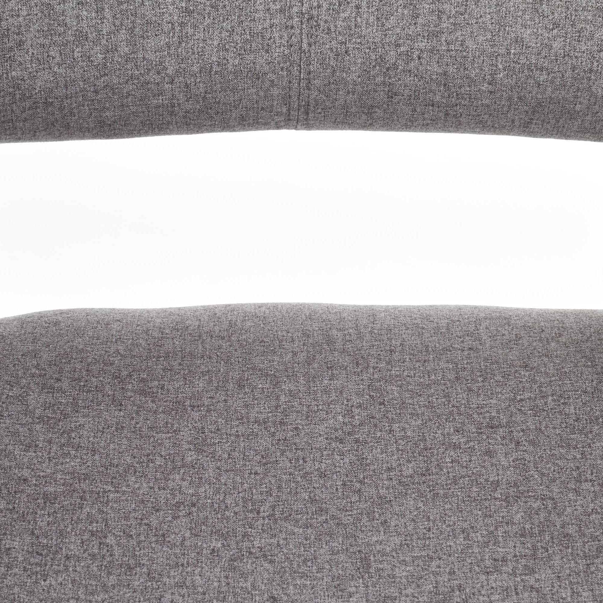 Scaun tapitat cu stofa si picioare din lemn, Kai-283 Gri / Natural, l56xA56xH80 cm (6)