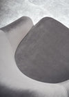 Scaun tapitat cu stofa si picioare din lemn, Torrell II Velvet Gri / Grafit, l57xA56xH86 cm (2)