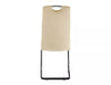 Scaun tapitat cu stofa si picioare metalice, Axo Velvet Bej / Negru, l43xA47xH101 cm (2)