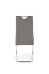 Scaun tapitat cu stofa si picioare metalice, K349 Gri / Crom, l42xA60xH97 cm (1)