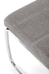 Scaun tapitat cu stofa si picioare metalice, K349 Gri / Crom, l42xA60xH97 cm (6)