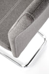 Scaun tapitat cu stofa si picioare metalice, K349 Gri / Crom, l42xA60xH97 cm (7)