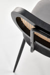 Scaun tapitat cu stofa si picioare metalice, K503 Velvet Gri / Negru, l53xA60xH84 cm (7)
