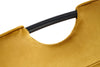 Scaun tapitat cu stofa si picioare metalice, K521 Velvet Galben / Negru, l46xA58xH83 cm (6)