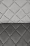 Scaun tapitat cu Stofa si picioare metalice, K525 Velvet Gri / Negru, l45xA55xH89 cm (5)