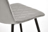 Scaun tapitat cu Stofa si picioare metalice, K525 Velvet Gri / Negru, l45xA55xH89 cm (6)