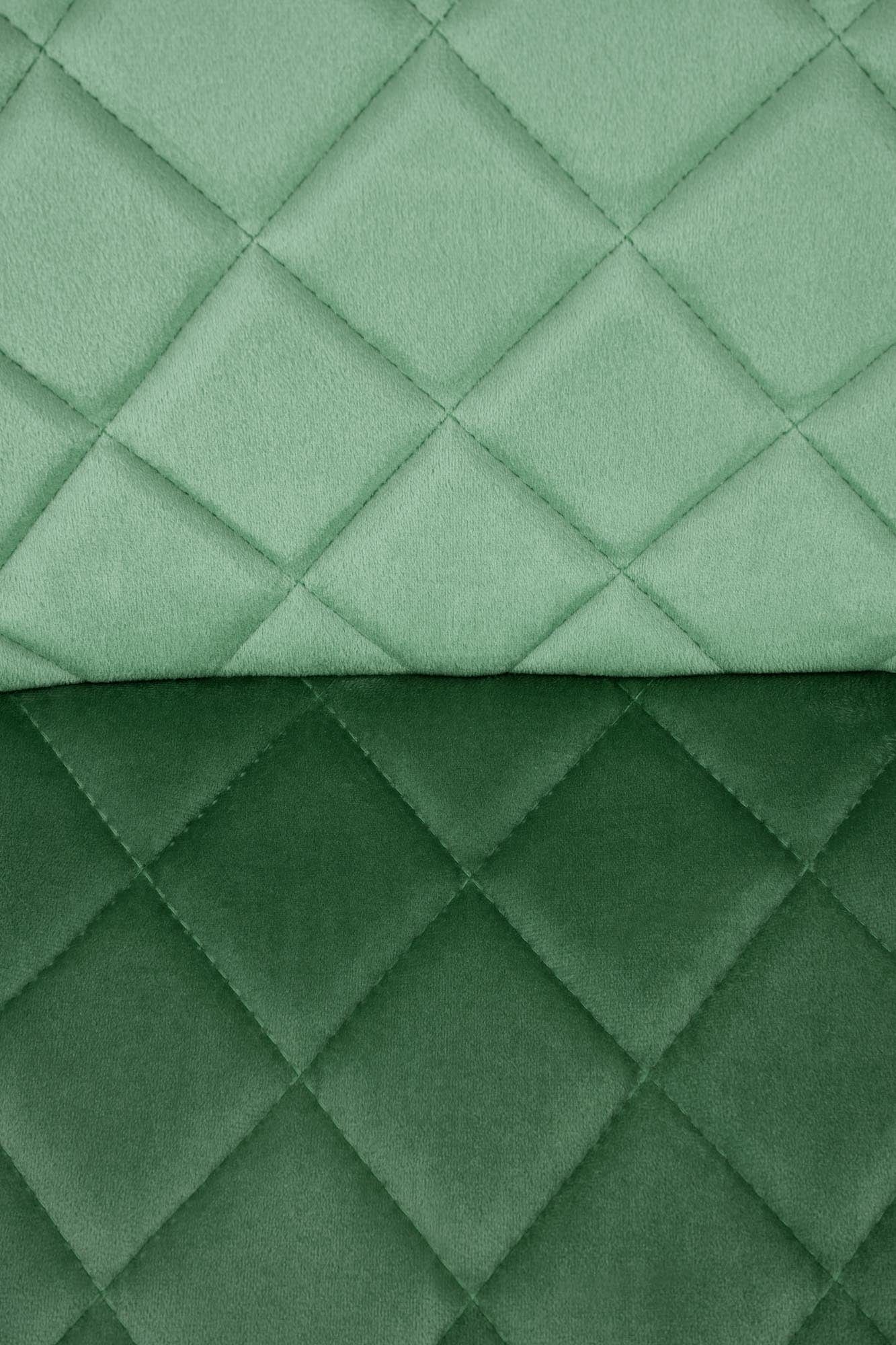 Scaun tapitat cu Stofa si picioare metalice, K525 Velvet Verde Inchis / Negru, l45xA55xH89 cm (5)