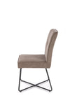 Scaun tapitat cu stofa si picioare metalice, K534 Gri / Negru, l50xA60xH90 cm (2)