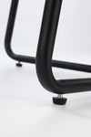 Scaun tapitat cu stofa si picioare metalice, K534 Gri / Negru, l50xA60xH90 cm (7)