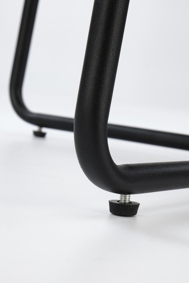 Scaun tapitat cu stofa si picioare metalice, K534 Gri / Negru, l50xA60xH90 cm (7)