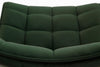 Halmar Scaun tapitat cu stofa si picioare metalice, Kai-332 Velvet Verde inchis / Negru, l46xA61xH84 cm