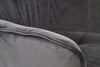 Halmar Scaun tapitat cu stofa si picioare metalice, Kai-377 Velvet Gri / Negru, l60xA62xH81 cm
