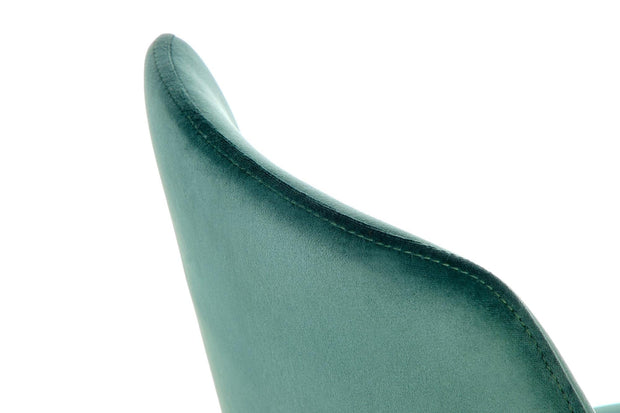 Halmar Scaun tapitat cu stofa si picioare metalice, Kai-460 Velvet Verde Inchis / Auriu, l49xA54xH84 cm