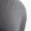 Halmar Scaun tapitat cu stofa si piele ecologica, cu picioare metalice Kai-333 Gri Inchis / Gri Deschis / Negru, l49xA62xH87 cm