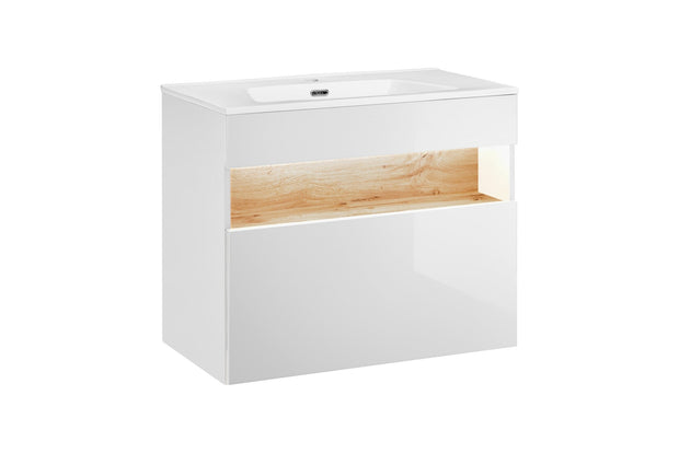 Set masca si lavoar 80 cm / 81 cm, Bahama White