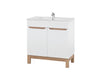 Set masca si lavoar 80 cm / 81 cm, Bali White