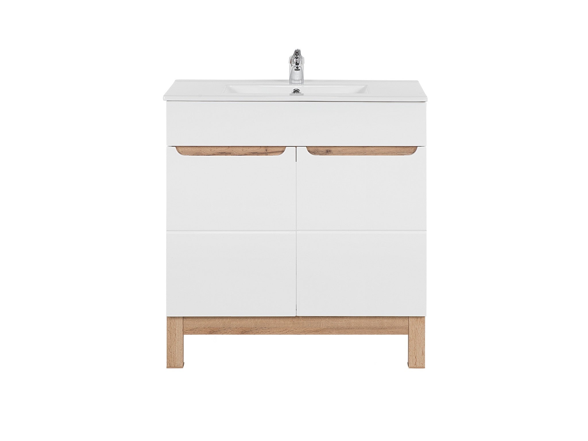 Set masca si lavoar 80 cm / 81 cm, Bali White (1)