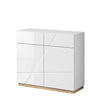 Lenart Set Mobila Dormitor din pal, cu pat 200 x 160 cm, 5 piese Futura Alb Mat / Stejar Riviera