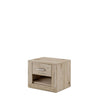 Lenart Set Mobila Dormitor din pal, cu pat 200 x 180 cm, 4 piese Idea Stejar San Remo