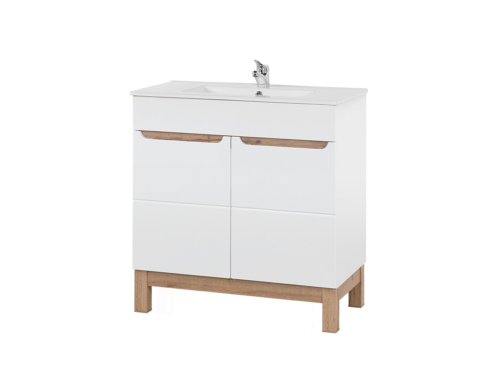 Set Mobilier pentru baie, 6 piese, Bali White XL (2)