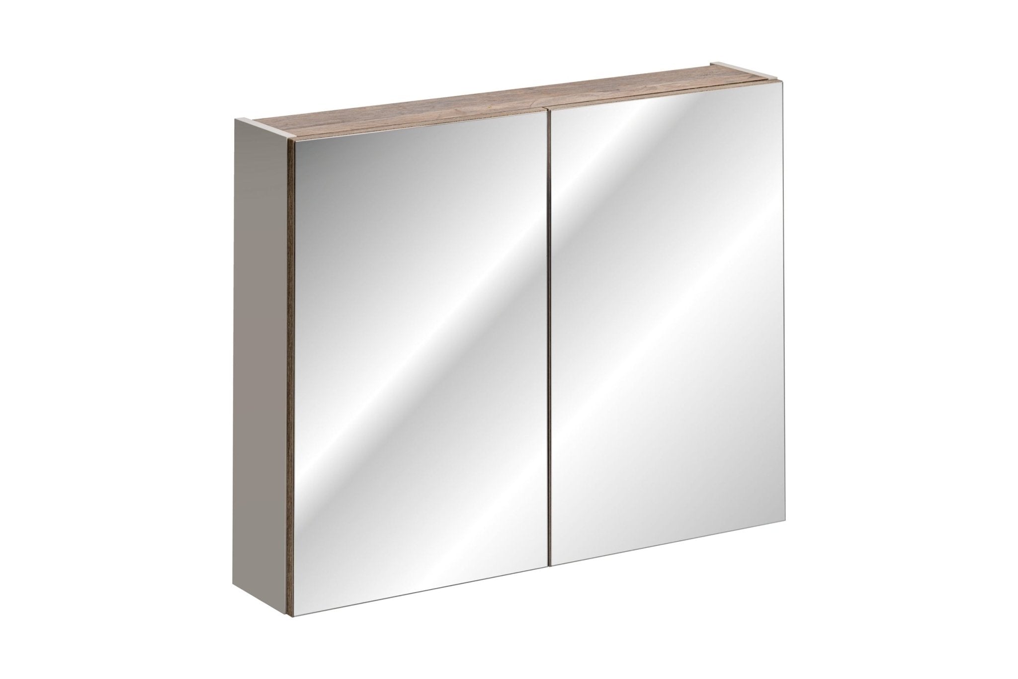 Comad Set Mobilier pentru baie, din pal si MDF, 12 piese, 180 cm, Santa Fe Taupe