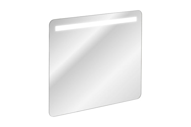 Comad Set Mobilier pentru baie, din pal si MDF, 6 piese, 100 cm, Iconic Alb Mat / Stejar