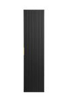 Set Mobilier pentru baie, din pal si MDF, 6 piese, 60 cm, Adel Apollo Negru Mat (3)