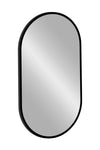 Set Mobilier pentru baie, din pal si MDF, 6 piese, 60 cm, Adel Apollo Negru Mat (9)